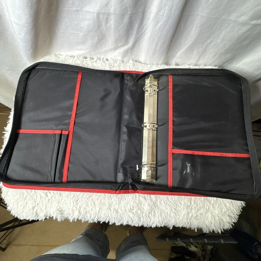 Vintage Mead NFL KC‎ Chiefs Zip Student Binder Planner 14